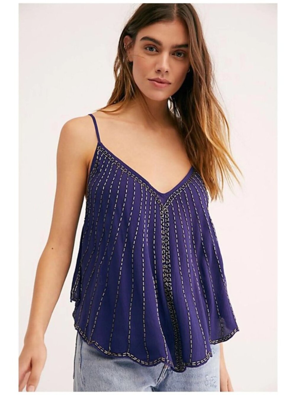 Free People Fly Embellished Cami